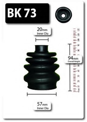 SHAFTEC BK73 Bellow Set, drive shaft